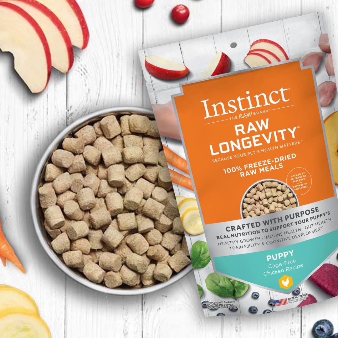 Amazon.co.jp: Instinct フリーズドライ 子犬用 パピー 乳酸菌入り